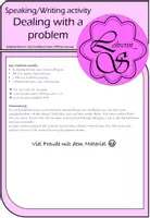 Vorschau - Arbeitsblätter - Dealing with a problem: writing/speaking activity - Seite 1