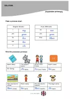 Vorschau - Arbeitsblätter - Possessive Pronouns Merktext und Übungsblätter - Seite 3