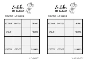 Vorschau - Arbeitsblätter - Word Sudoku Book - Englisch (Klasse 2 bis 6) - Seite 3
