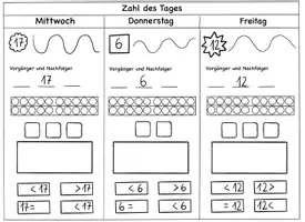 Vorschau - Arbeitsblätter - 1. Klasse Mathe Deutsch Zusatzaufgaben - Seite 3