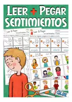 Vorschau - Arbeitsblätter - sentimientos Spanisch Arbeitsblätter (leer y pegar) - Deckblatt