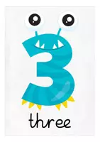 Vorschau - Poster - FREEBIE numbers flash cards Englisch kostenlos - Seite 3