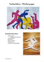 Vorschau - Arbeitsblätter - Farbenlehre Schritt für Schritt + Anleitung für eine Gliederpuppe - Seite 2