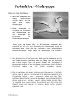 Vorschau - Arbeitsblätter - Farbenlehre Schritt für Schritt + Anleitung für eine Gliederpuppe - Seite 3
