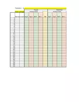 Vorschau - Lehrpläne/Lehrermaterial - Fehlzeiten per Excel automatisch berechnen lassen - Seite 2