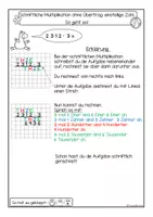 Vorschau - Arbeitsblätter - Selbstlernheft schriftliche Multiplikation - Seite 3