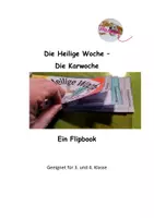 Vorschau - Arbeitsblätter - Flipbooksammlung - Eucharistie, Karwoche, Fastenzeit, Osterzeit - Deckblatt