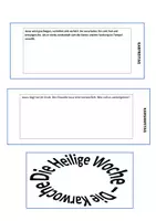 Vorschau - Arbeitsblätter - Die Heilige Woche - ein Flipbook - Seite 3
