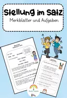 Vorschau - Unterrichtsreihen - Stellung im Satz Simple Present - Deckblatt