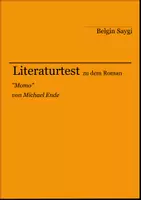 Vorschau - Arbeitsblätter - Literaturtest zu "Momo" von Michael Ende - Deckblatt
