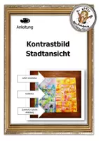 Vorschau - Arbeitsblätter - Kunststunde: Kalt- und Warmkontrast Stadtansicht - Deckblatt