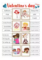 Vorschau - Bildkarten - Valentine´s Day Clip Cards English - Seite 3