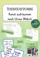 Vorschau - Stundenentwürfe - Unterrichtsreihe - Kunst aufräumen nach Ursus Wehrli - Deckblatt