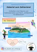 Vorschau - Poster - Zahleinführung - Material zum Buch das Zahlenland - Deckblatt