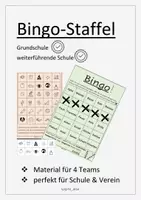 Vorschau - Spiele - Lese-Symbol-Bingo-Staffel Sportunterricht kostenlos - Deckblatt