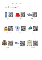 Vorschau - Unterrichtsreihen - Einführung / Übung - Clothes - Distanzunterricht / QR Codes - 1./2. Klasse - Seite 2