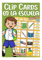 Vorschau - Spiele - ESCUELA Spanisch Klammerkarten - Deckblatt