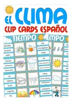 Vorschau - Spiele - el clima / el tiempo Spanisch Klammerkarten - Deckblatt