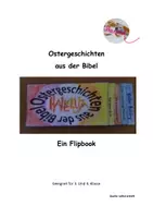 Vorschau - Arbeitsblätter - Ostergeschichten Flipbook - Deckblatt