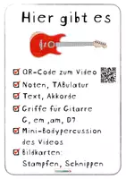 Vorschau - Unterrichtsreihen - Materialpaket GITARRE 🎸 Akkorde Griffe Lieder Arbeitsblätter - Seite 3