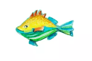 Vorschau - selbst erstellte Cliparts/Grafiken - ClipArts: Fröhliche Meeresbewohner – Fische & Co - Handgemalt mit Aquarellfarben - Seite 2