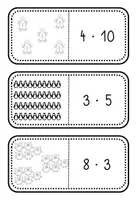 Vorschau - Spiele - Einmaleins-Einführung: 8x Domino "Vom Plus zum Mal" - Seite 2