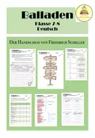 Vorschau - Unterrichtsreihen - Ballade Der Handschuh von Schiller - Deckblatt