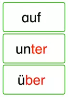 Vorschau - Arbeitsblätter - Die wichtigsten Präpositionen für die DaZ und Sprachförderung - Seite 1