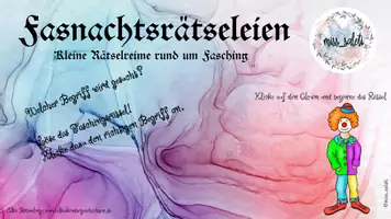 Vorschau - Interaktives Material - Interaktives Faschingsrätsel - Gedicht - Seite 2