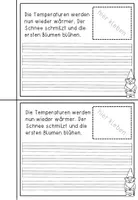 Vorschau - Arbeitsblätter - Frühling - Abschreibheft zweifach differenziert - Seite 3