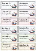 Vorschau - Mal- und Bastelvorlagen - Geburtstagsgutscheine / Hausaufgabengutscheine - Geburtstag - Seite 2