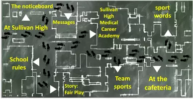 Vorschau - Arbeitsblätter - Reihenplanung American High School Year 8 NH4 - Deckblatt