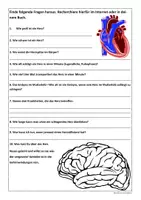 Vorschau - Arbeitsblätter - Biologie: Herz und sein Blutkreislauf (Humanbiologie) - Seite 1