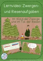 Vorschau - Videos - Lernvideo: Zwergen- und Riesenaufgaben ZR20 Klasse 1 - Deckblatt