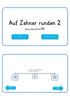 Vorschau - Fördermaterial/Inklusion - Auf Zehner runden - ZR 100 - interaktive PDF 2 - Seite 2