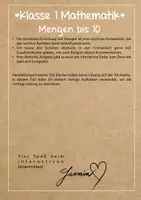 Vorschau - Stationenlernen - Mengen erfassen bis 10 - Klammerkarten - Seite 1