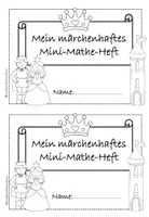 Vorschau - Arbeitsblätter - Märchenhaftes Mini-Mathe-Heft - Seite 1