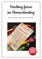 Vorschau - Mal- und Bastelvorlagen - Fasching in der Tüte - Deckblatt
