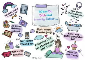 Vorschau - Mal- und Bastelvorlagen - 🌈 Ausmalbild zum Thema Gefühle 🌦 - Seite 3