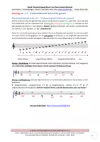 Vorschau - Arbeitsblätter - Oktavlagen im Violinschlüssel 2.1 Arbeitsblatt+Lösung+Erklärvideo+interaktive Übungen - Seite 1