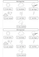 Vorschau - Arbeitsblätter - Wetter Heft für die Wetterbeobachtung (sprachsensibel) - Seite 3