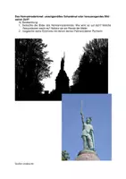 Vorschau - Arbeitsblätter - Hermannsdenkmal Klasse 10 Kreatives Schreiben - Seite 1