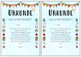 Vorschau - Bildkarten - Urkunden zum 1.Halbjahr Klasse 1 - Seite 2