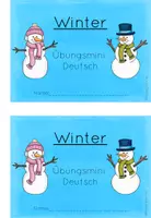 Vorschau - Arbeitsblätter - Winter - Übungsheft Deutsch 1/2 - Seite 1