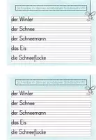 Vorschau - Arbeitsblätter - Winter - Übungsheft Deutsch 1/2 - Seite 2