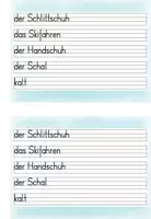 Vorschau - Arbeitsblätter - Winter - Übungsheft Deutsch 1/2 - Seite 3
