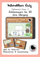 Vorschau - Bildkarten - interaktives PDF Rechnen Zahlenraum bis 20 Zahlenmauer - Deckblatt