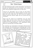 Vorschau - Unterrichtsreihen - 6 Lesetexte zu Ostern und Osterbräuchen inklusive Verständnisfragen, ideal für Schulschließung und Heimarbeit - Seite 3