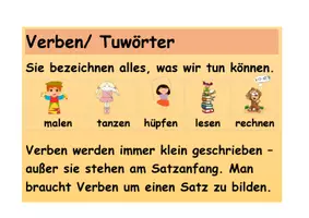 Vorschau - Fördermaterial/Inklusion - Wortarten Übersicht - Nomen, Verben, Adjektive - Seite 2