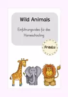 Vorschau - Videos - Video Wild Animals (Homeschooling) - Deckblatt